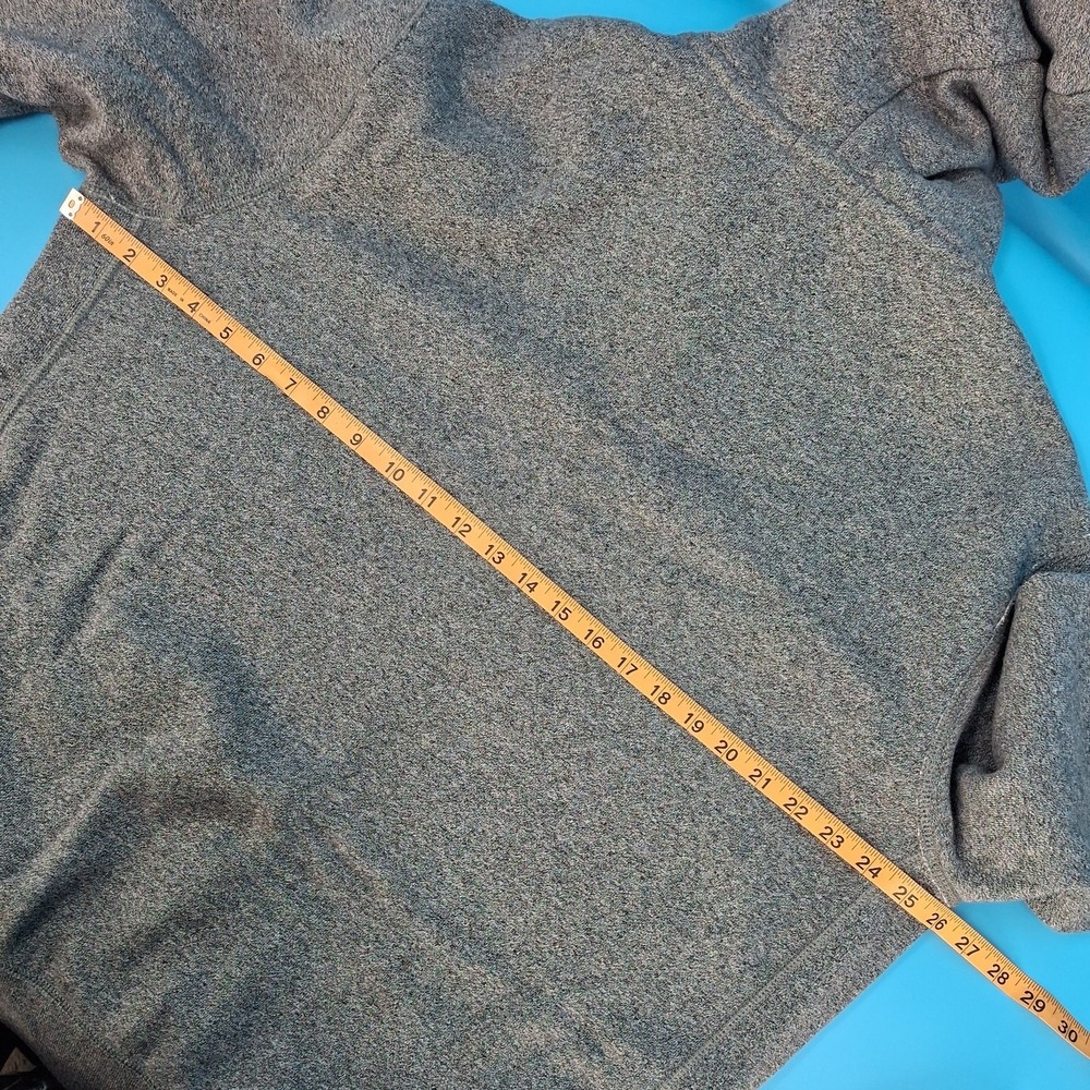 Polo Ralph Lauren Thick Zip Up Hoodie Mens XL Jacket Gray Waffle Knit Hood - Picture 10 of 16